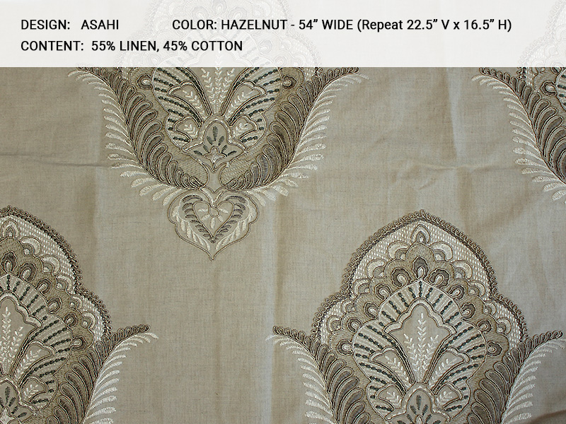 ASAHI fabric collection cover - Catania Silks