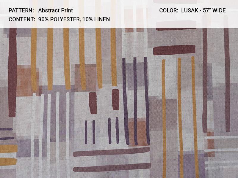 Abstract_Print fabric collection cover - Catania Silks