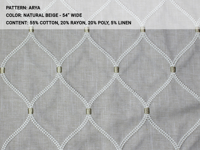 Arya fabric collection cover - Catania Silks