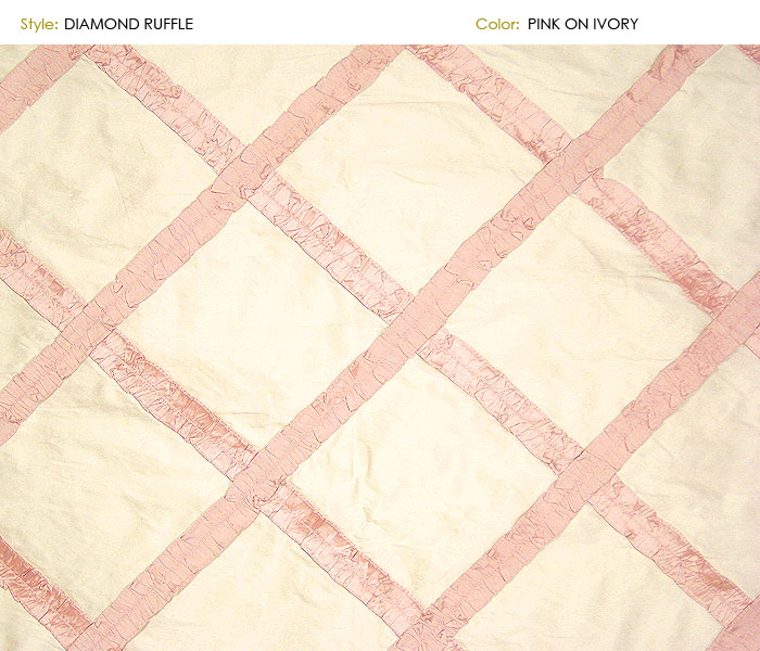 Diamond_Ruffle fabric in Diamondr - Catania Silks