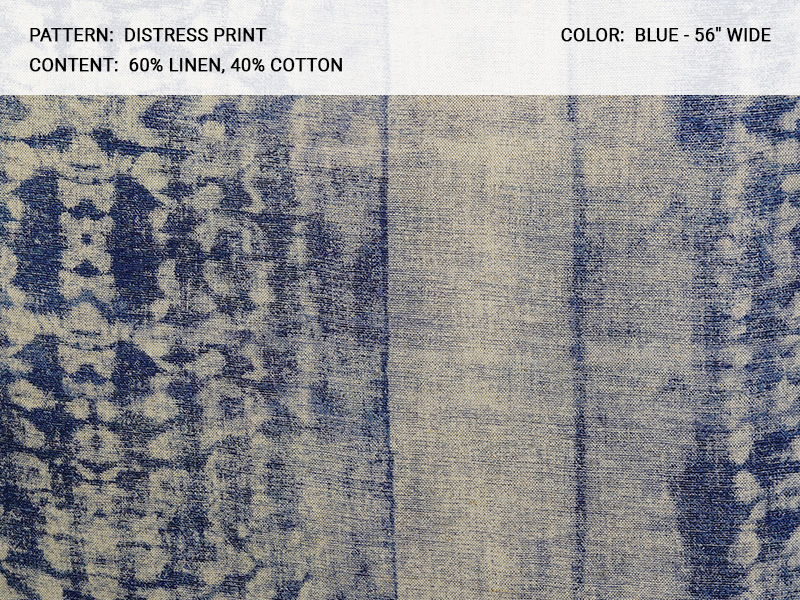 Distress_Print fabric collection cover - Catania Silks