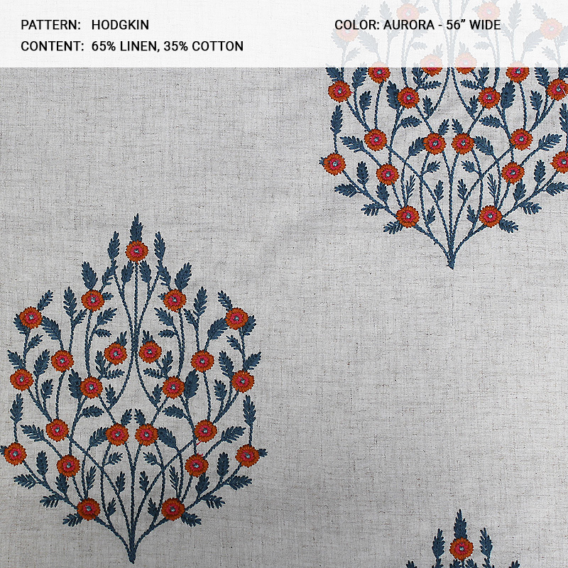 HODGSKIN fabric collection cover - Catania Silks