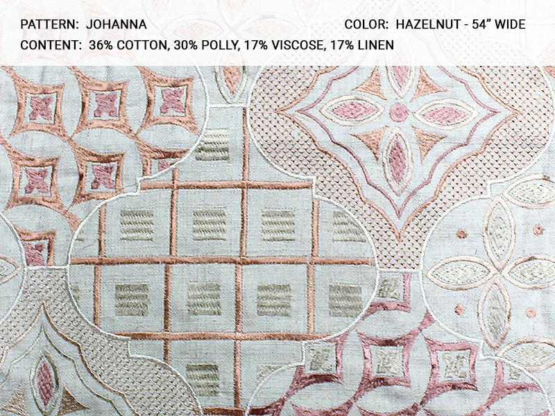 JOHANNA fabric collection cover - Catania Silks