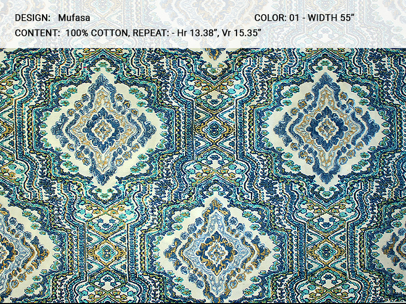 MUFASA fabric collection cover - Catania Silks