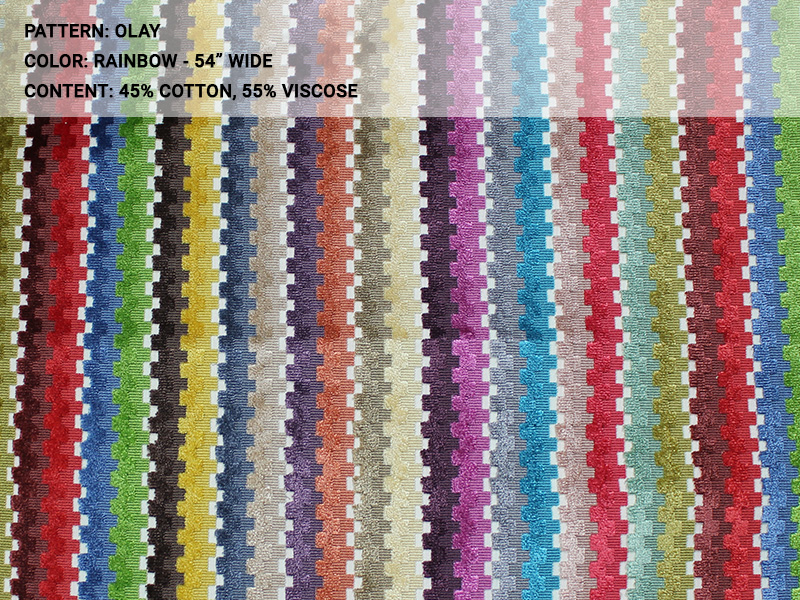 OLAY fabric collection cover - Catania Silks