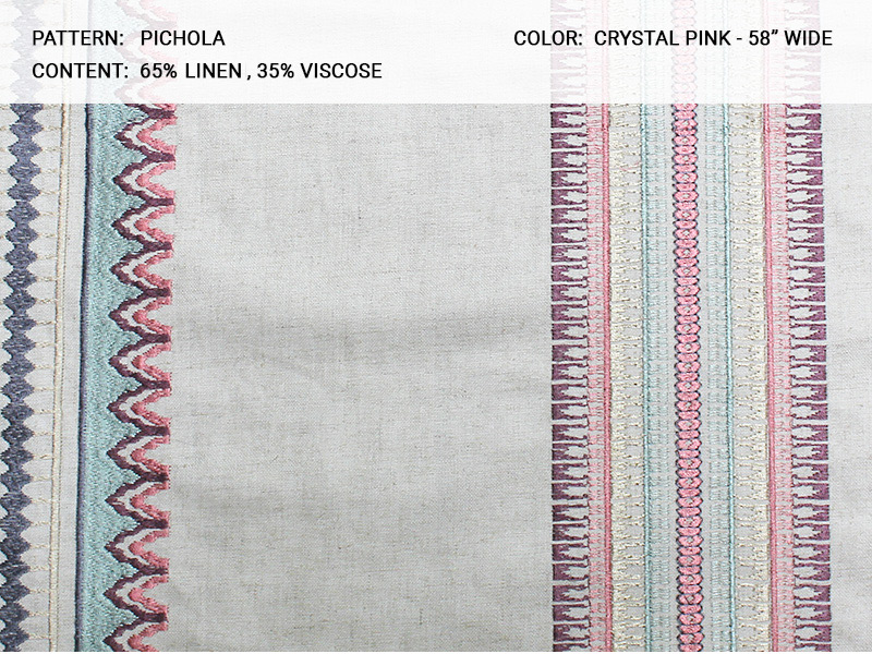 PICHOLA fabric collection cover - Catania Silks
