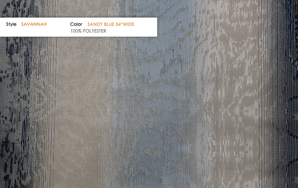 SAVANNAH fabric collection cover - Catania Silks
