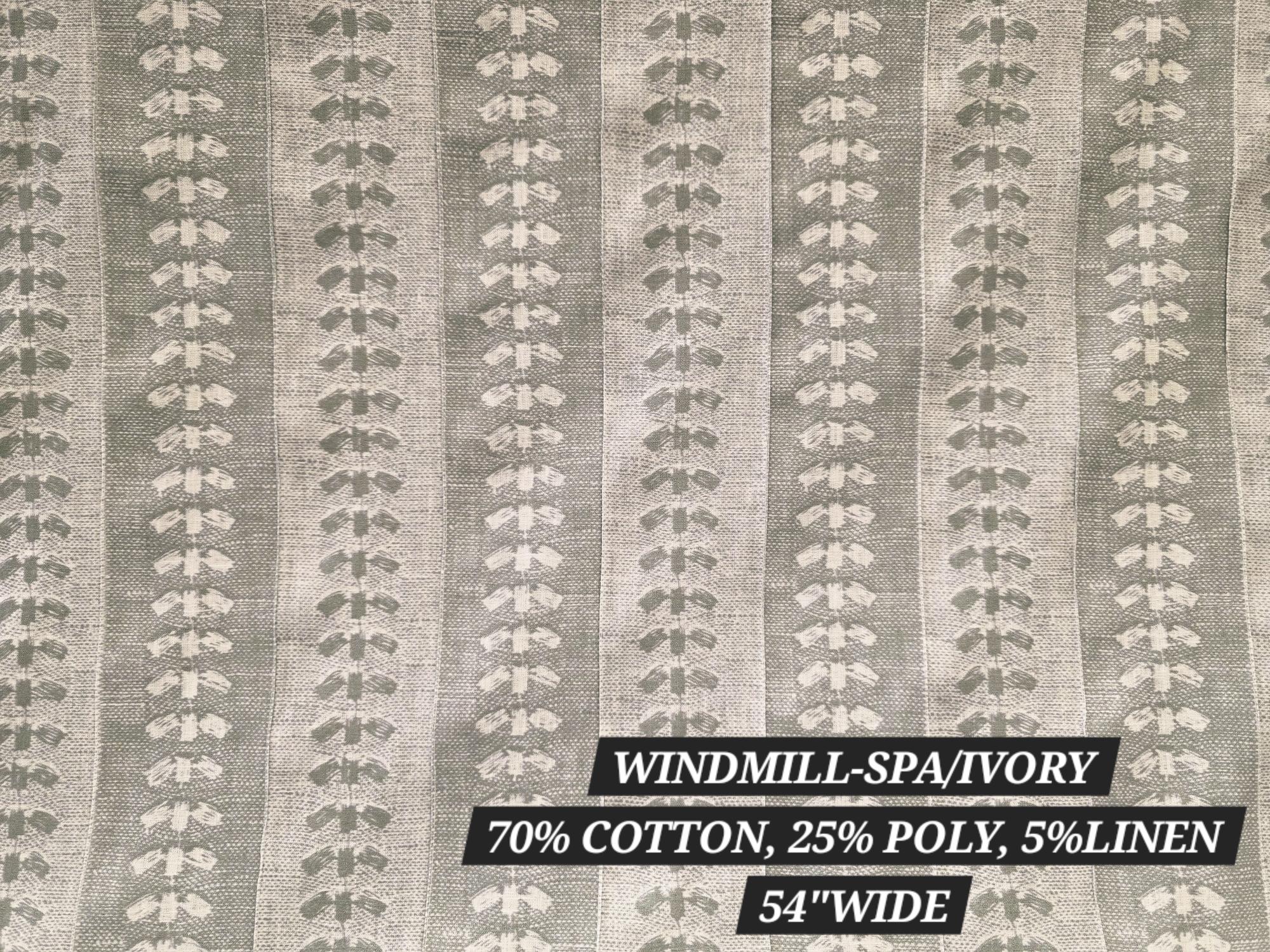 WINDMILL fabric collection cover - Catania Silks