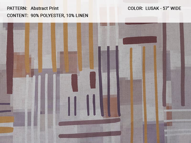 Abstract_Print fabric in Lusak - Catania Silks
