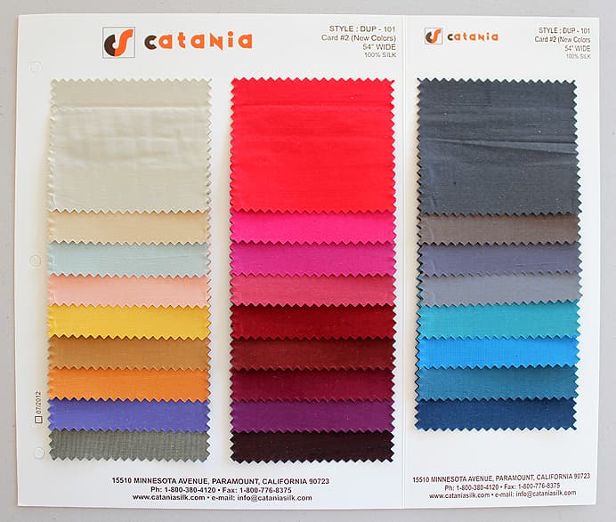 DUP 101 - SOLID fabric - Catania Silks