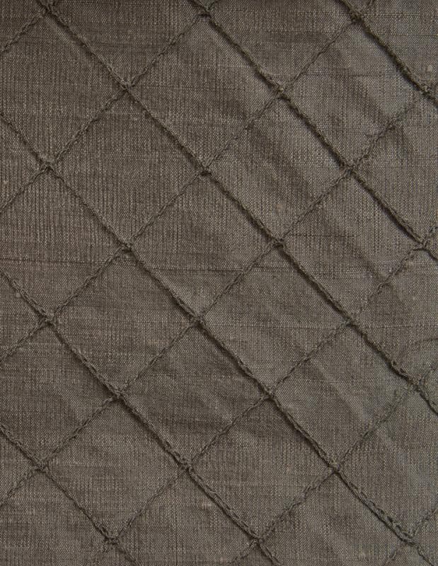 DUP-100_Diamond fabric in Coffee - Catania Silks