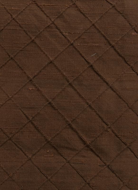 DUP-100_Diamond fabric in Copper - Catania Silks