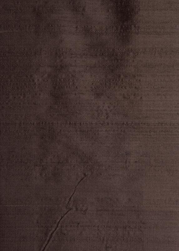 DUP-100_Solid fabric in Espresso - Catania Silks