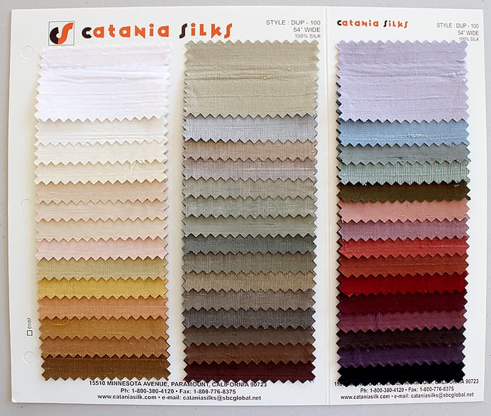 DUP-100_Solid fabric - Catania Silks