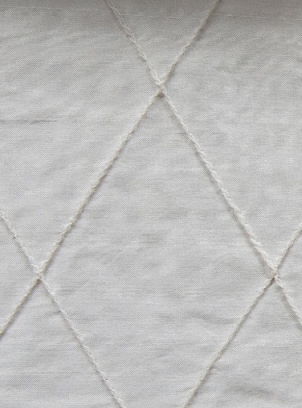 DUP-101_Diamond fabric in Cream - Catania Silks