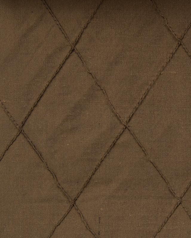 DUP-101_Diamond fabric in Sepia - Catania Silks