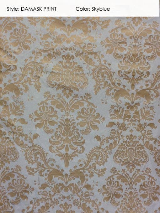 Damask Print fabric in Img Duke - Catania Silks