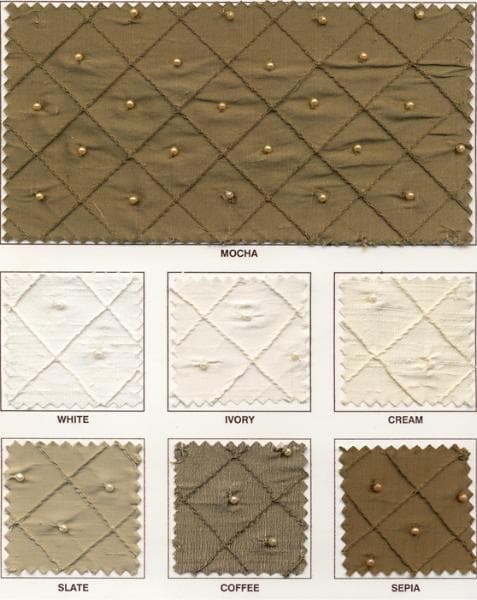 Diamond_With_Pearls fabric in Diampearl X - Catania Silks