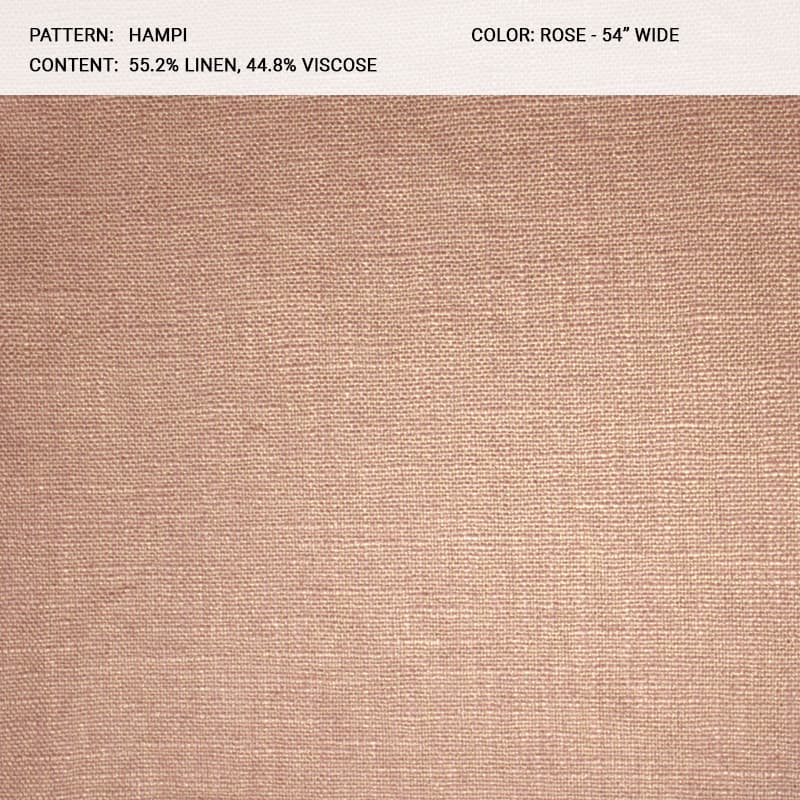 HAMPI fabric in Rose - Catania Silks