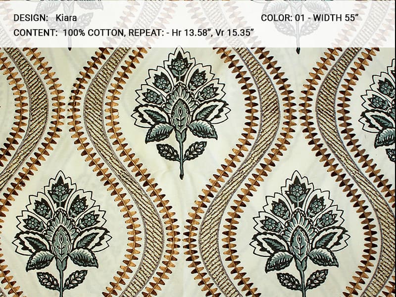 KIARA fabric in Design Kiara - Catania Silks