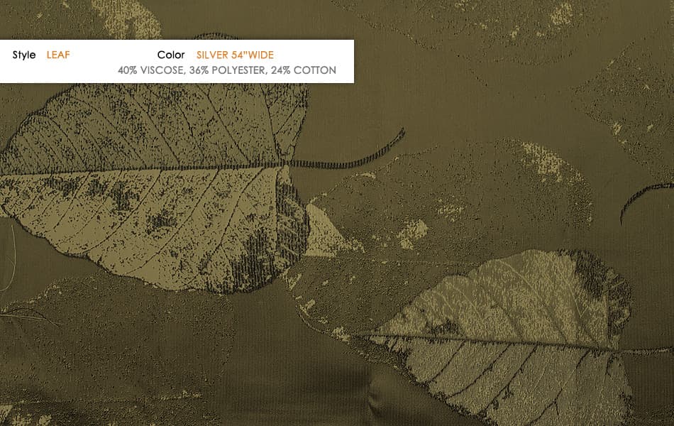 LEAF fabric - Catania Silks