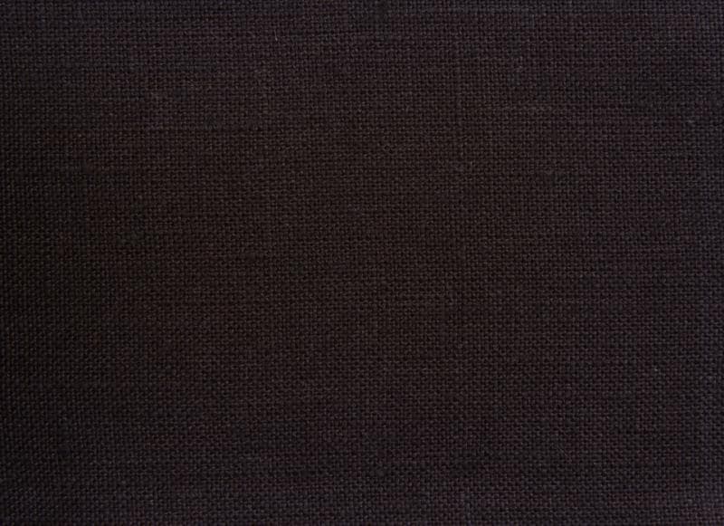 LINEN SOLIDS fabric in Palm Beach Dark Chocolate - Catania Silks