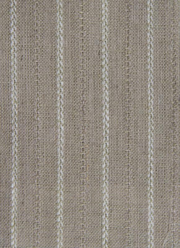 LINEN STRIPE fabric in Sea Foam Stripe - Catania Silks