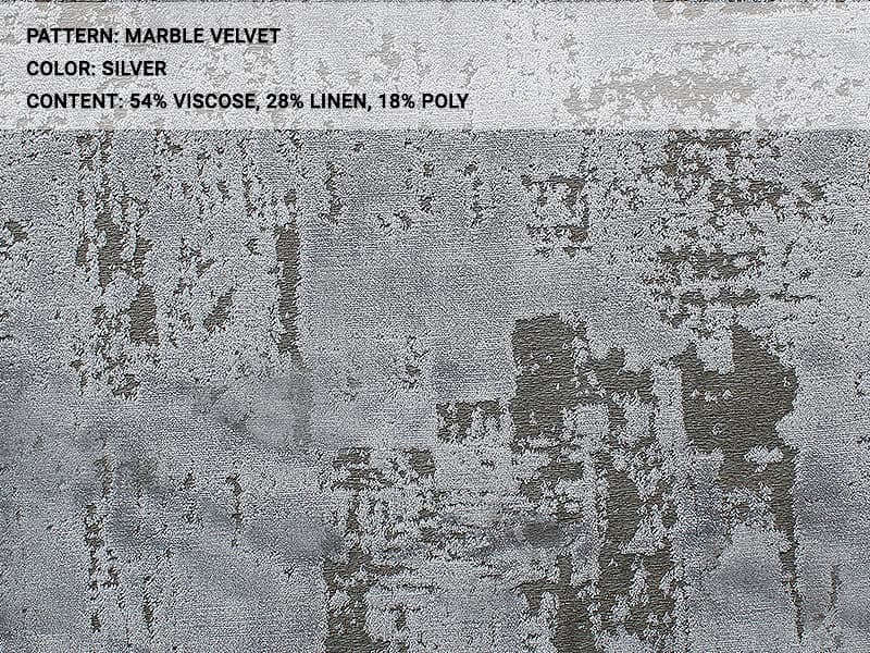 MARBLE VELVET fabric - Catania Silks