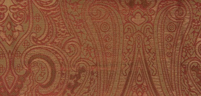 MILANO fabric in Venetian Collection Milano Umber Ruby - Catania Silks