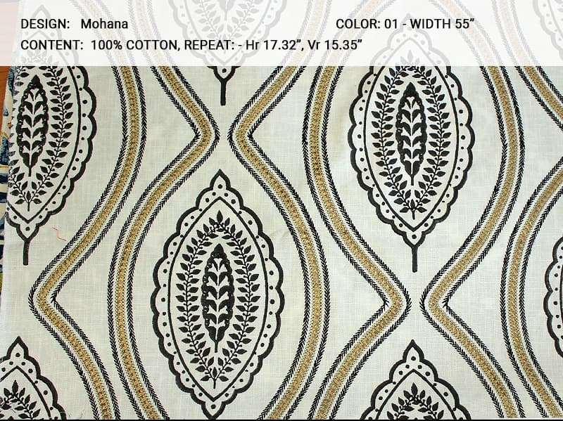 MORNING GLORY PRINTS fabric in Design Mohana - Catania Silks