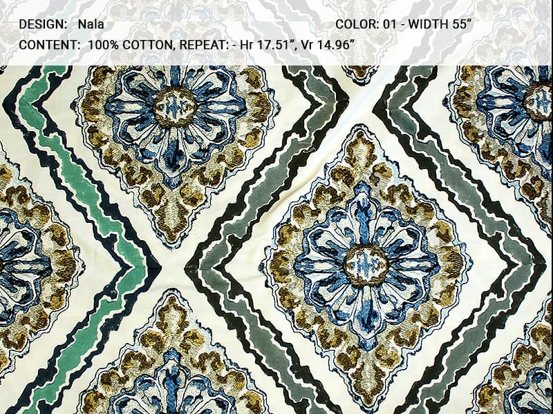 NALA fabric in Design Nala - Catania Silks