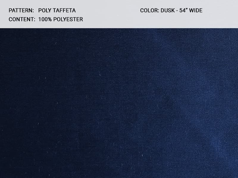 POLY TAFETTA fabric in Taffeta Dusk - Catania Silks