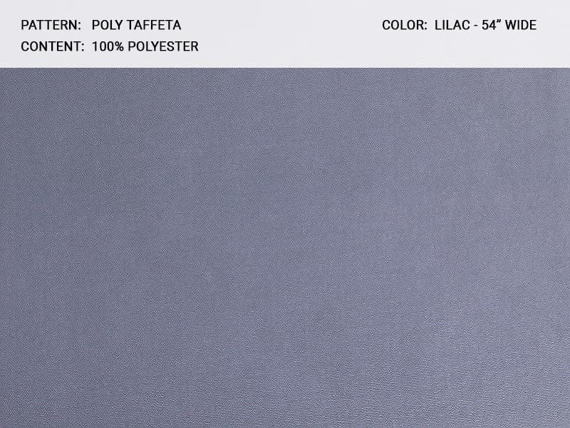 POLY TAFETTA fabric in Taffeta Lilac - Catania Silks