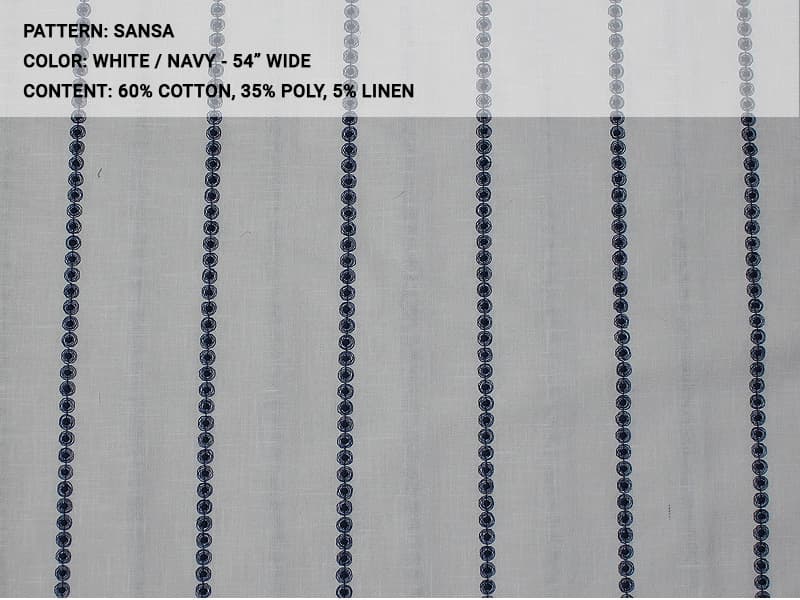 SANSA fabric - Catania Silks