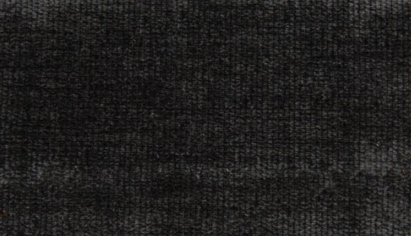 VELVET SAVOY fabric in Caviar - Catania Silks