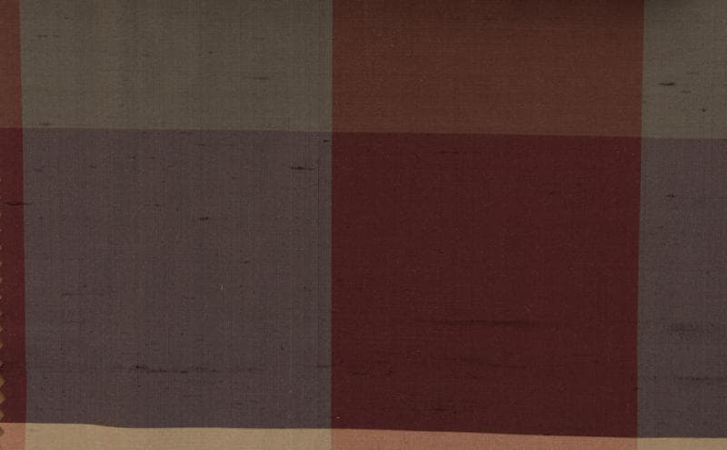 duoponi check fabric in Silk Dupioni Checks Irene - Catania Silks