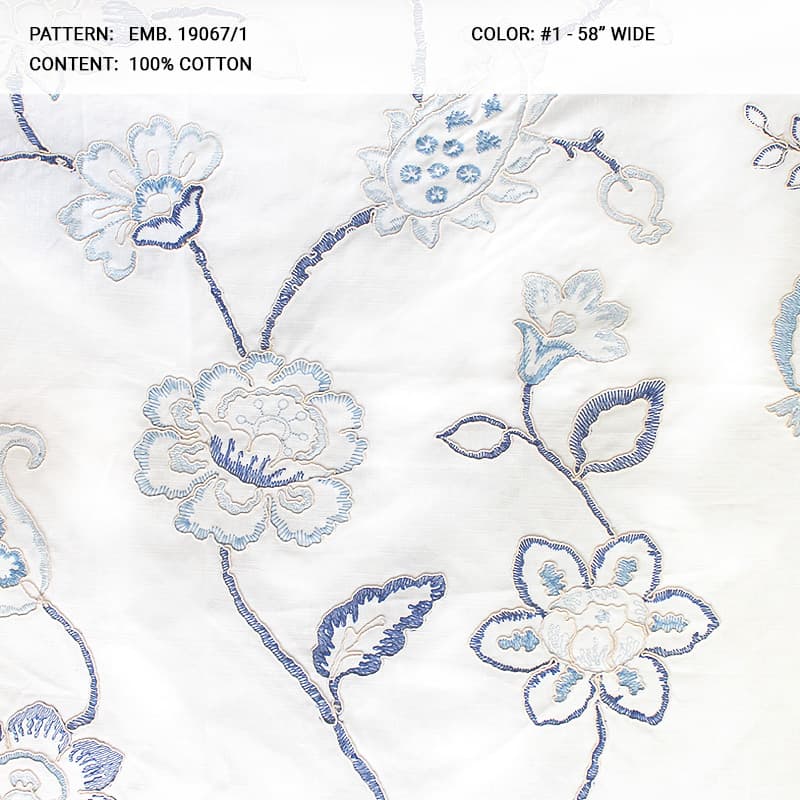 emb 19067 fabric - Catania Silks