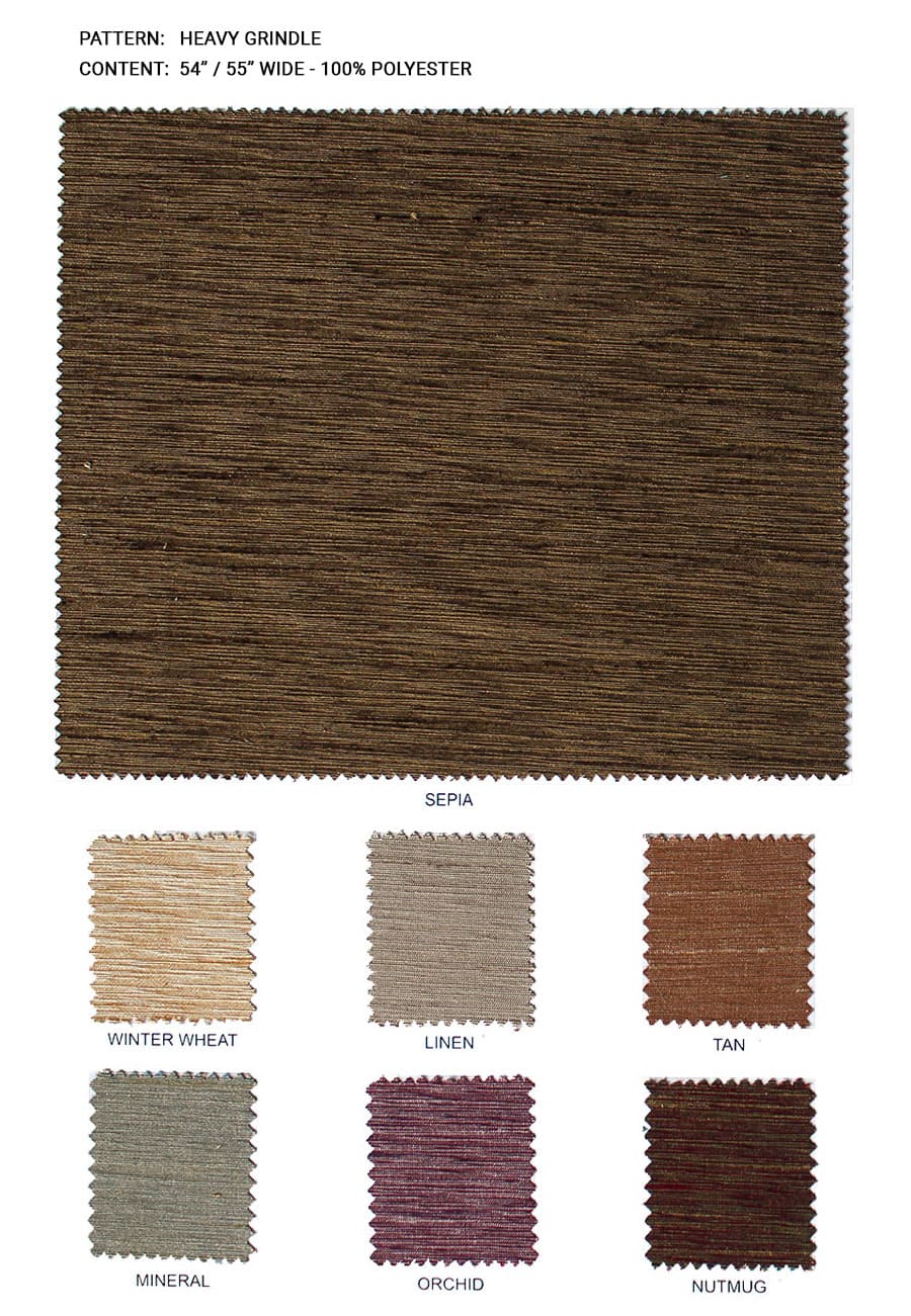 heavy grindle fabric - Catania Silks