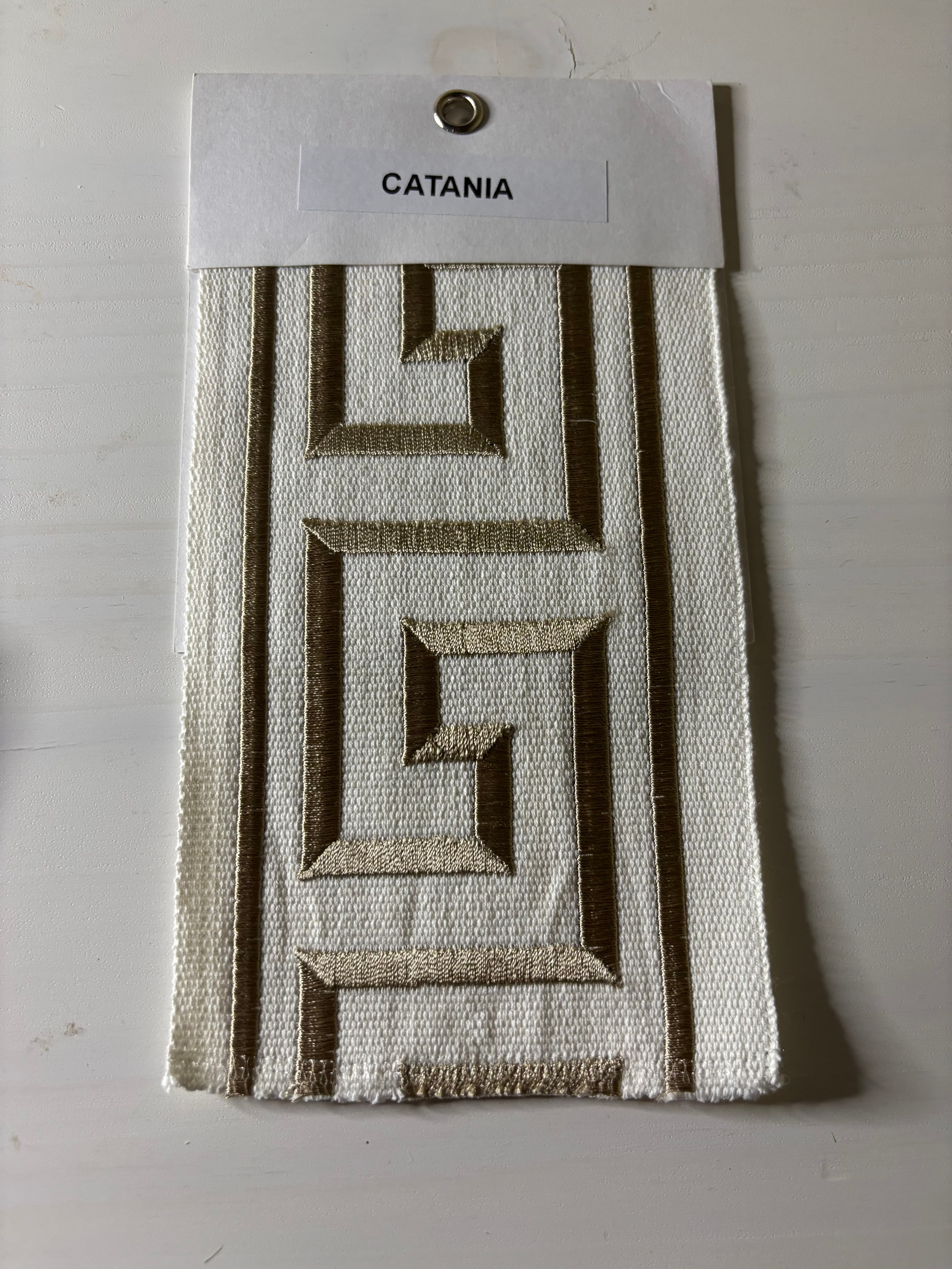 Greek Tape fabric in Img - Catania Silks