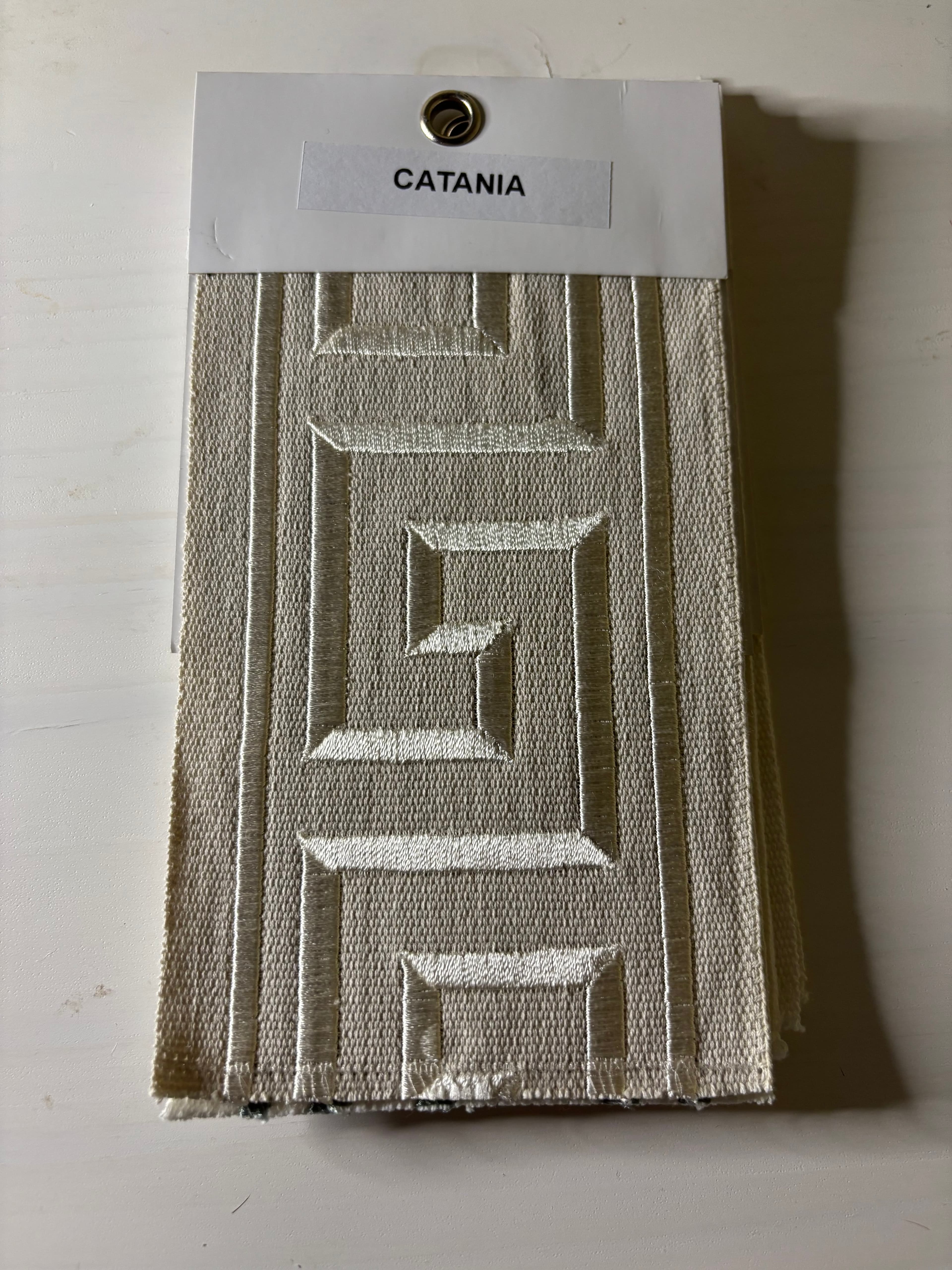 Greek Tape fabric in Img - Catania Silks