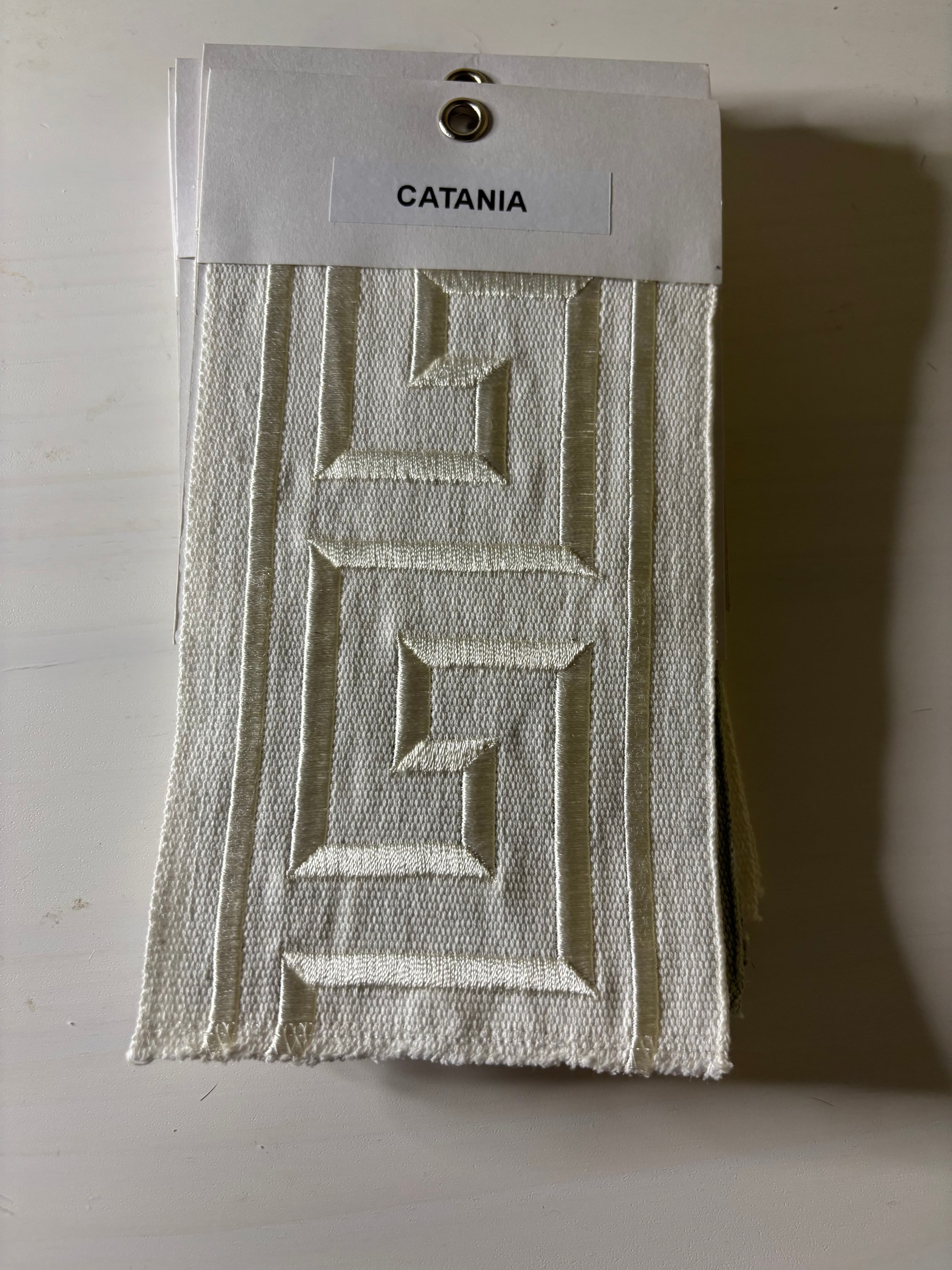 Greek Tape fabric in Img - Catania Silks