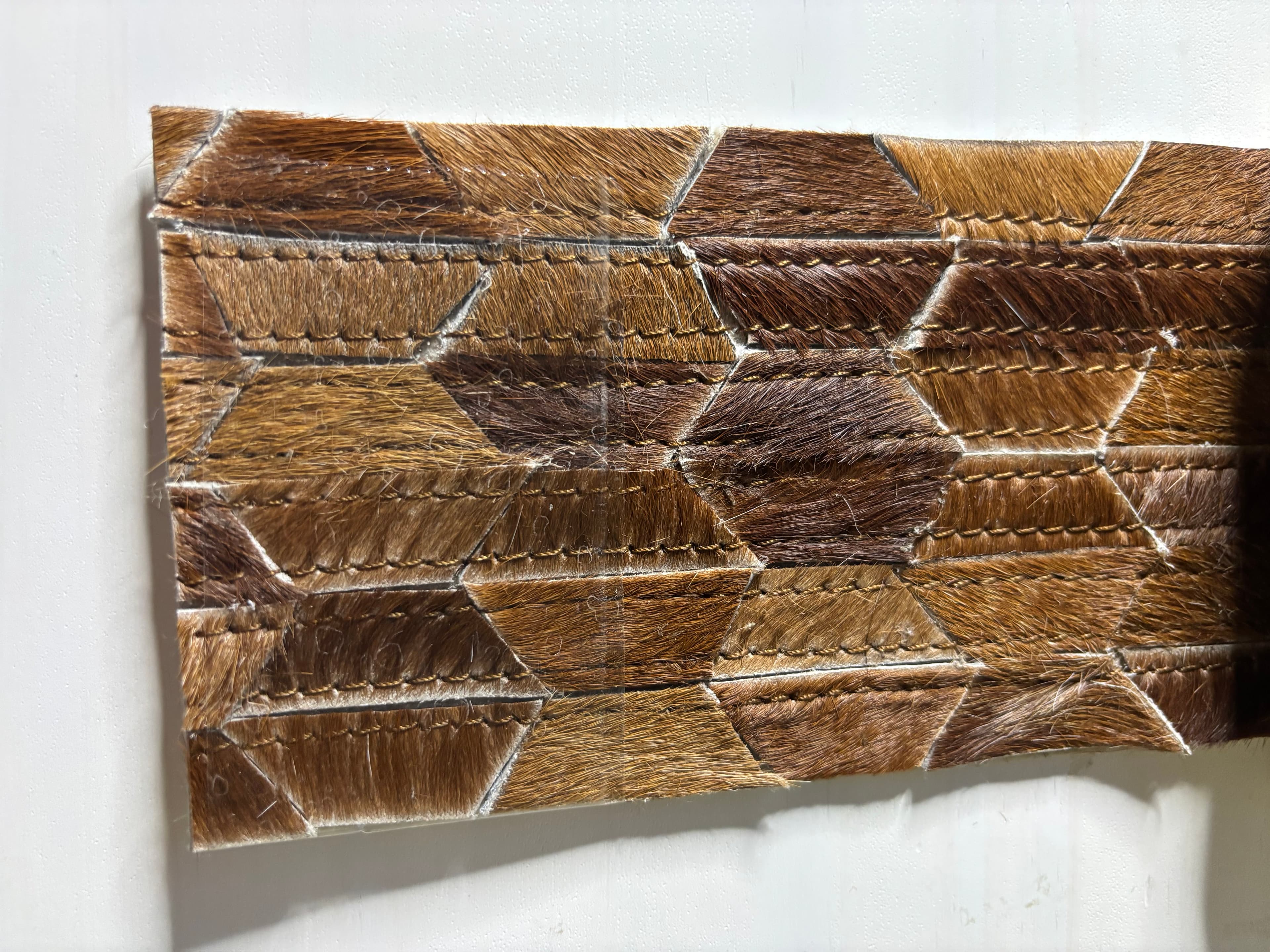 Leather Trims fabric in Img - Catania Silks