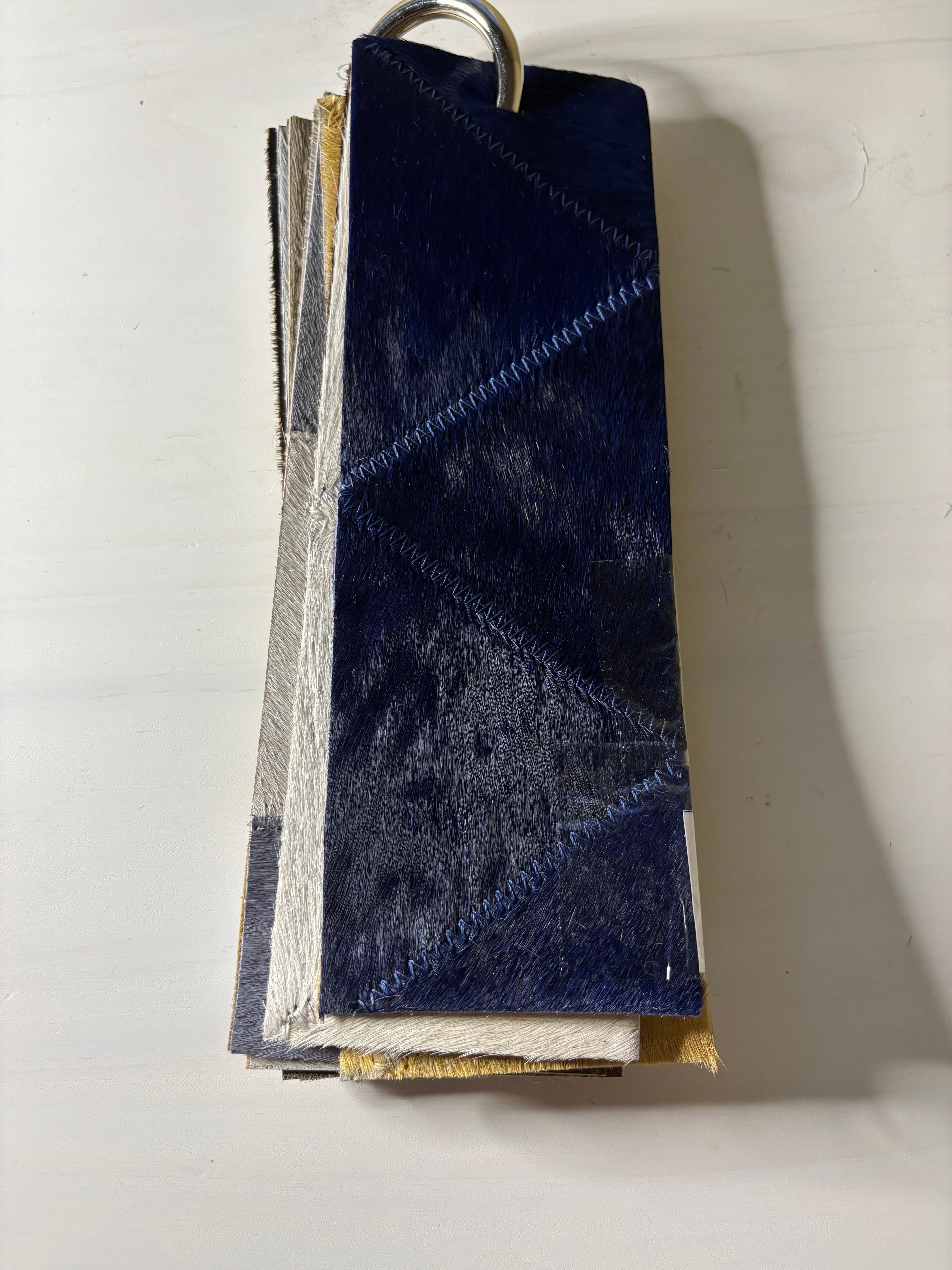 Leather Trims fabric in Img - Catania Silks