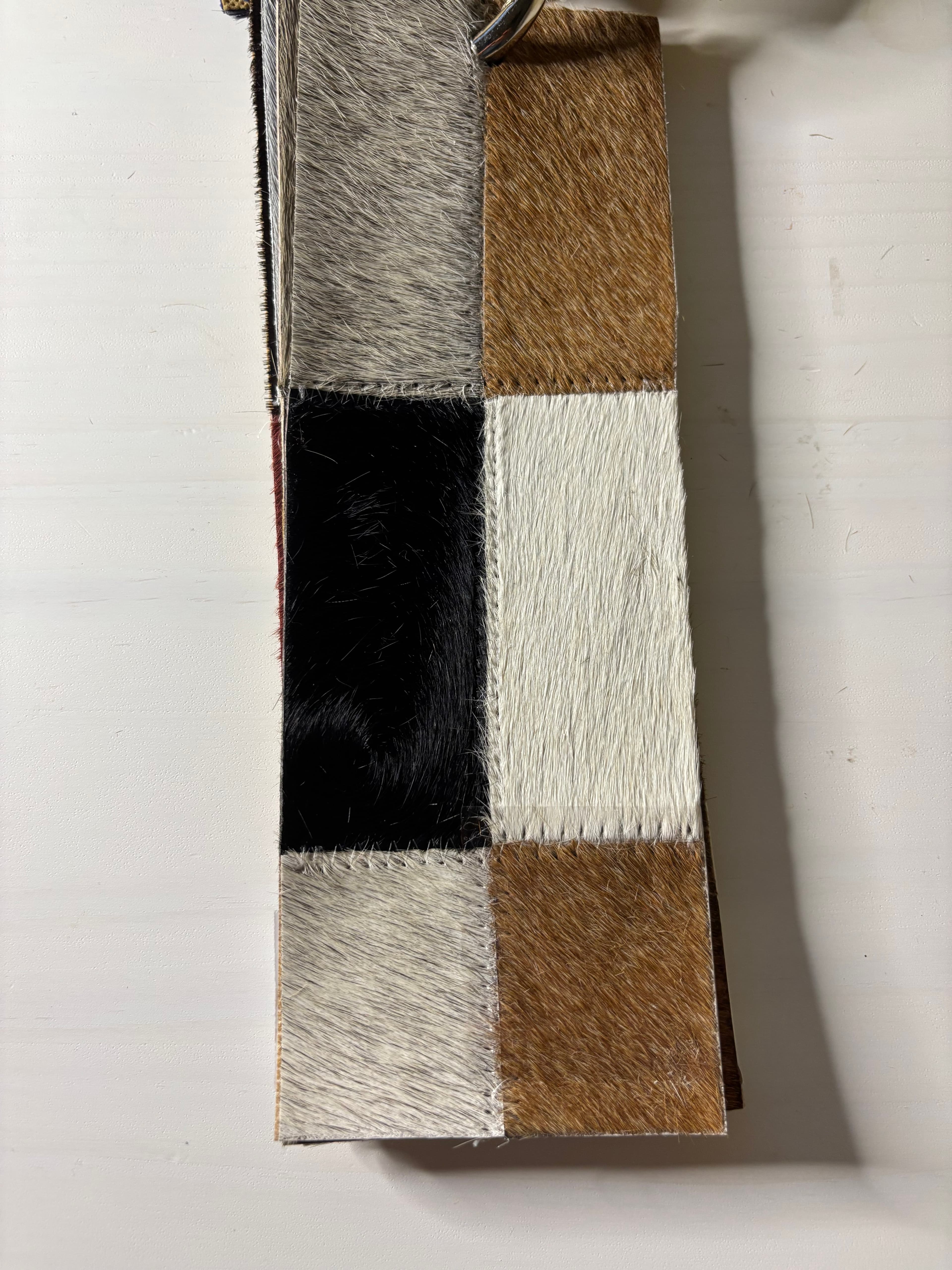 Leather Trims fabric in Img - Catania Silks