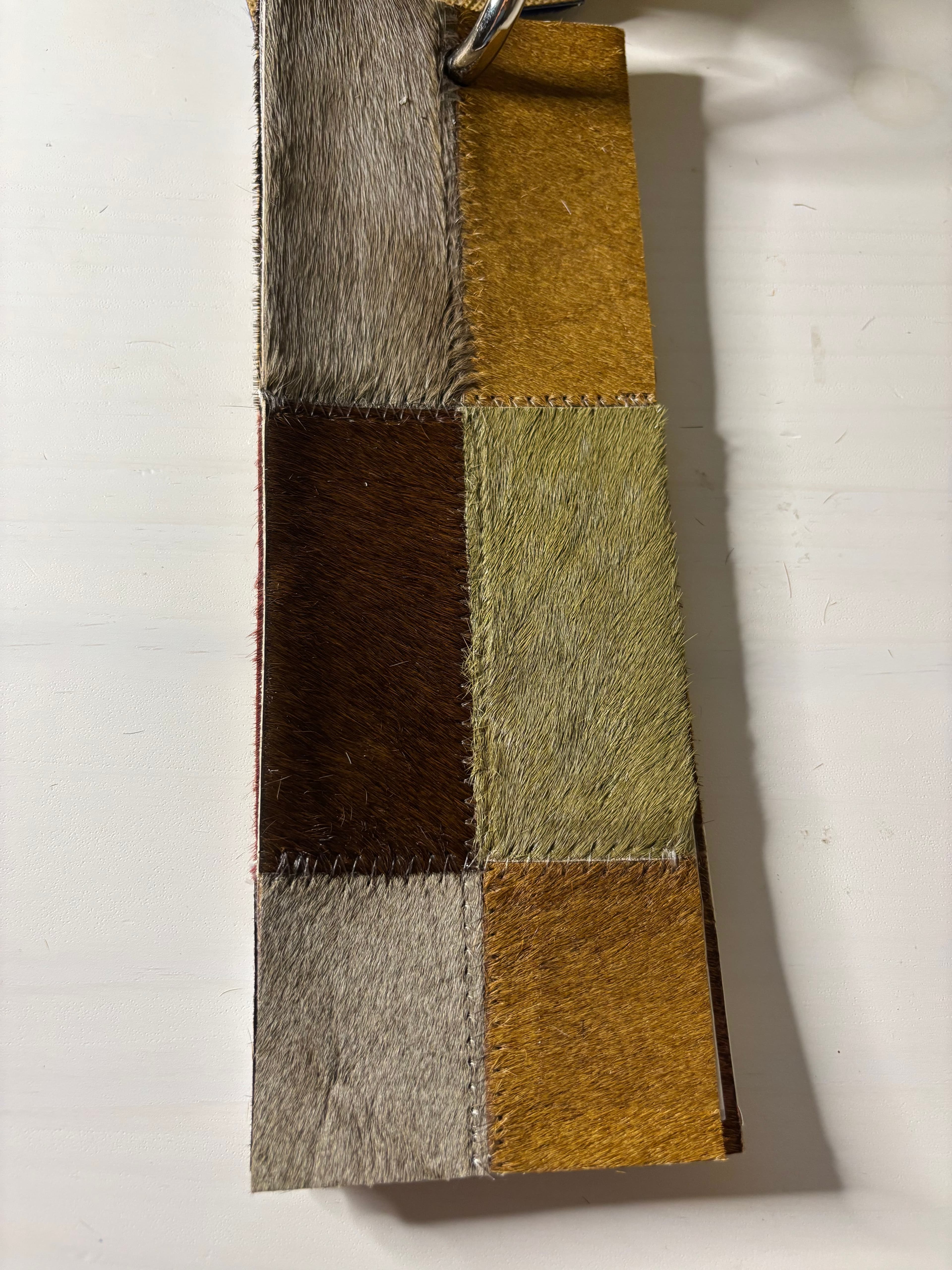 Leather Trims fabric in Img - Catania Silks