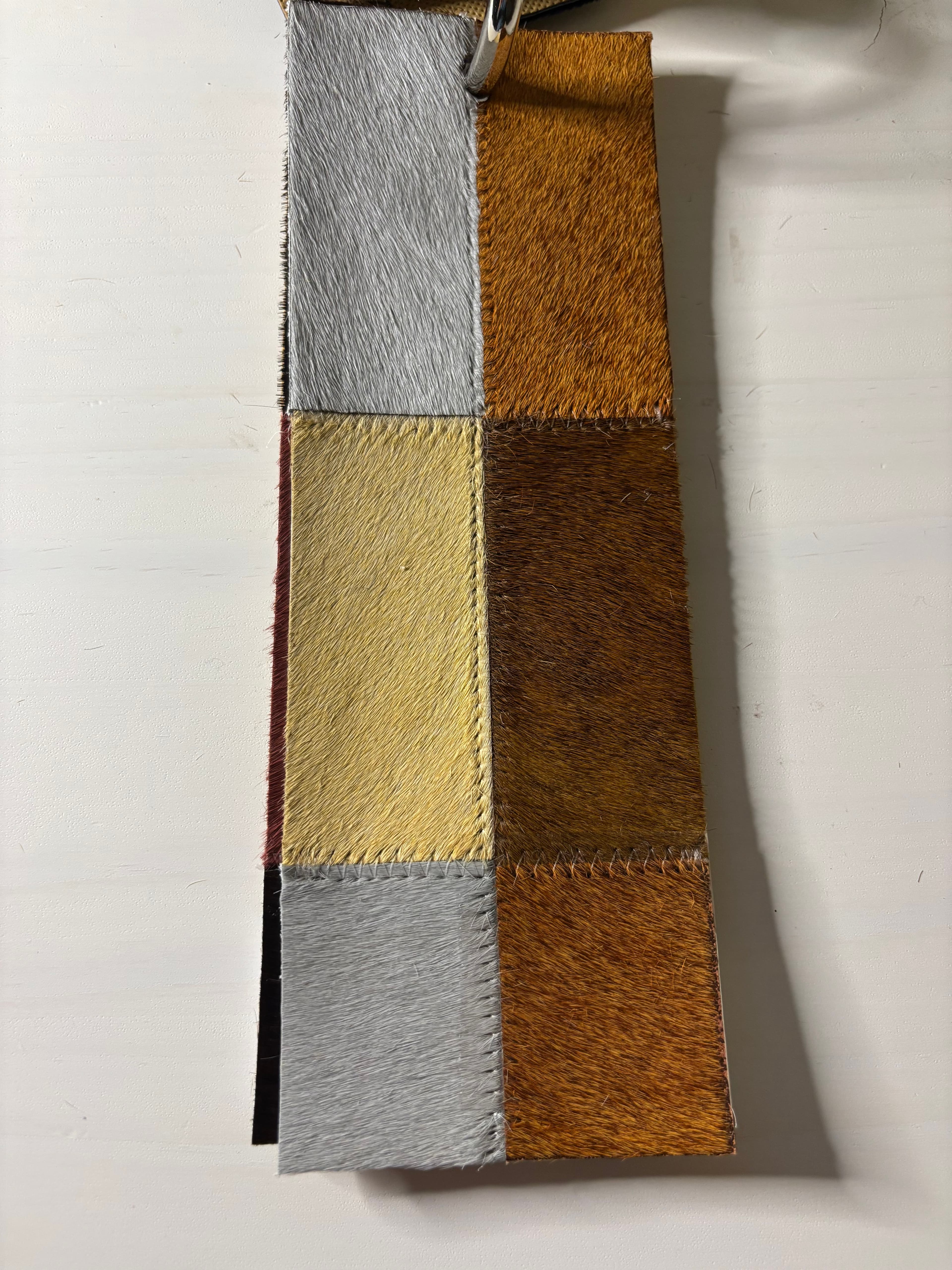 Leather Trims fabric in Img - Catania Silks